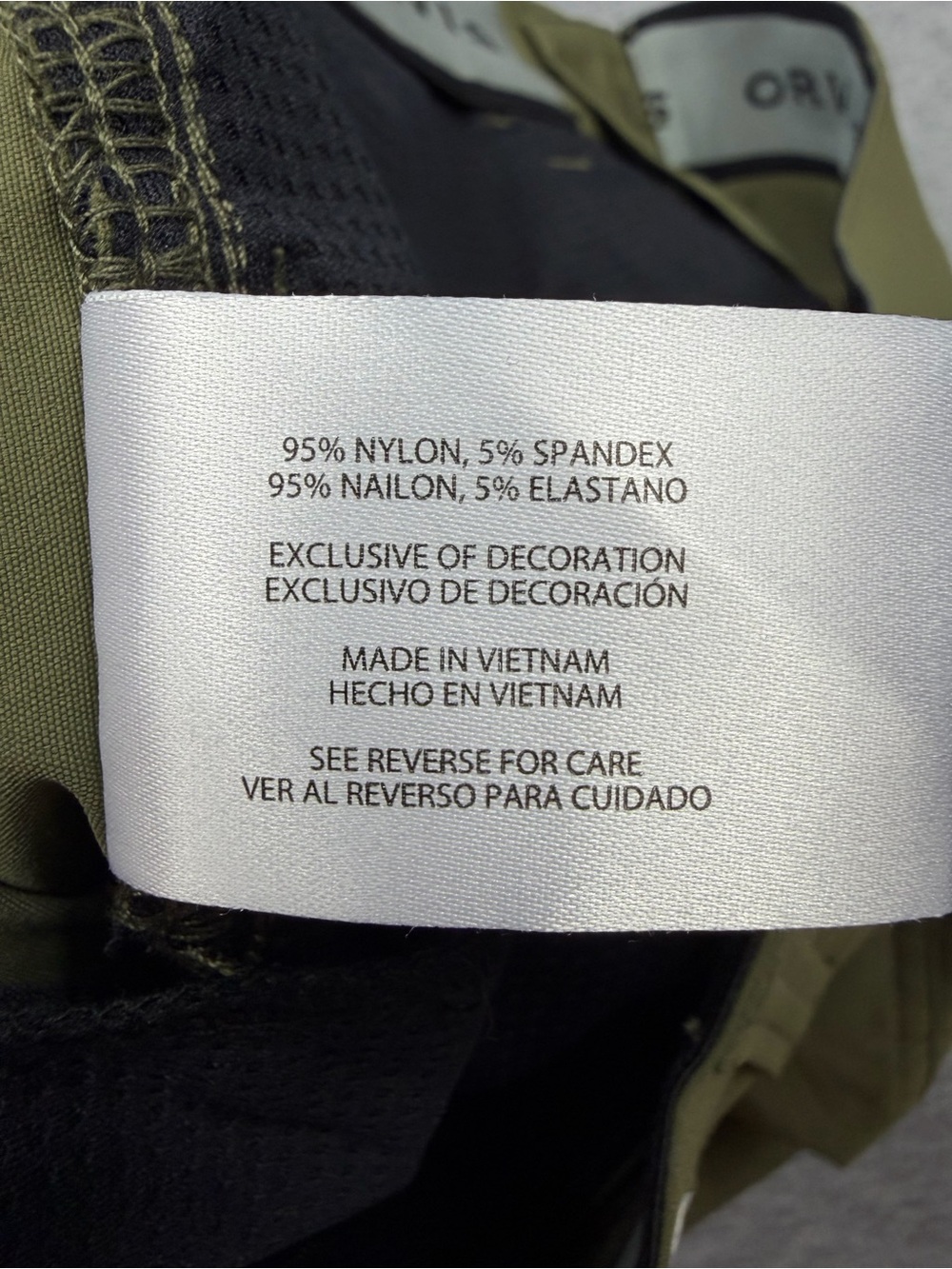 Orvis Men’s 34x34 Olive Green Stretch Water Repellent Outdoor Performance Pants - Picture 7 of 10